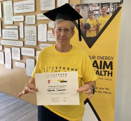 Livestrong graduation photo