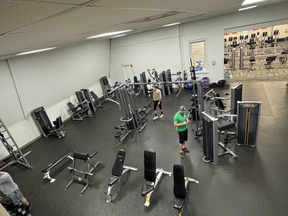 Richmond County Family YMCA wellness floor