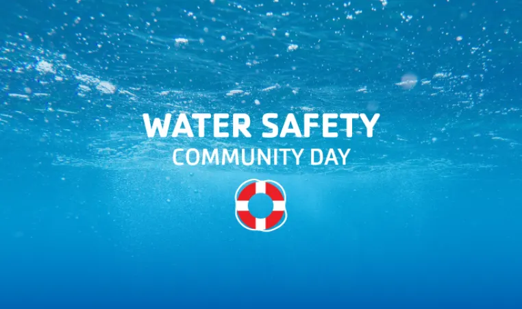 Water safety community day blog header