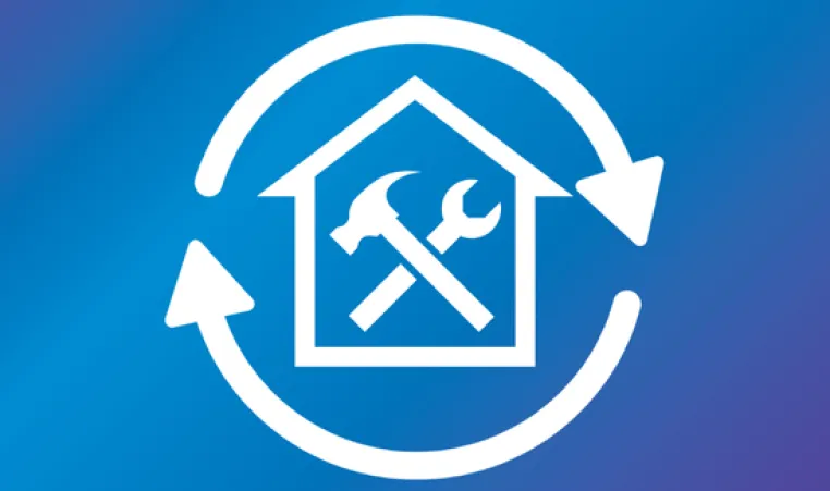 icon of a house being renovated