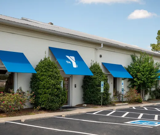 Exterior Front of the Richmond County Family YMCA