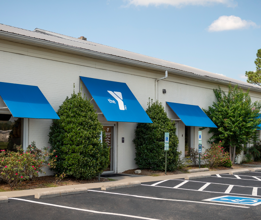 Exterior Front of the Richmond County Family YMCA