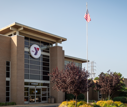 Exterior Front of the Tom & Ann Hunnicutt Family YMCA