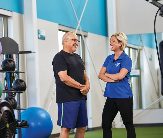 Health Coach talking to member