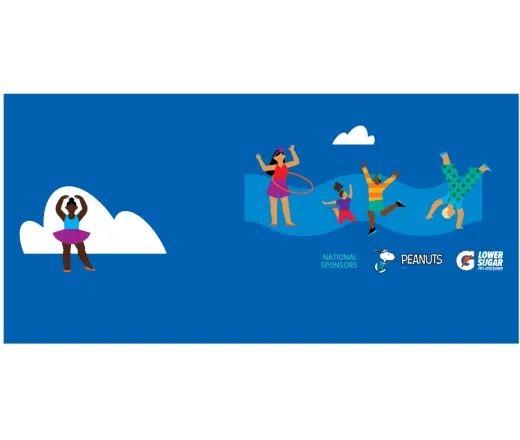 graphics of kids doing cartwheels in the clouds